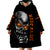 Skull Wearable Blanket Hoodie Ride Or Die - Wonder Print Shop