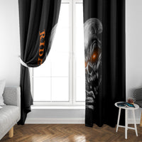 Skull Window Curtain Ride Or Die - Wonder Print Shop