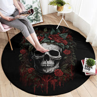 skull-round-carpet-red-rose