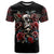 Skull T Shirt Red Rose - Wonder Print Shop