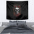 Skull Tapestry Red Rose - Wonder Print Shop