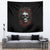 Skull Tapestry Red Rose - Wonder Print Shop