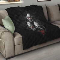 Skull Quilt No See No Hear No Speak Evil - Wonder Print Shop