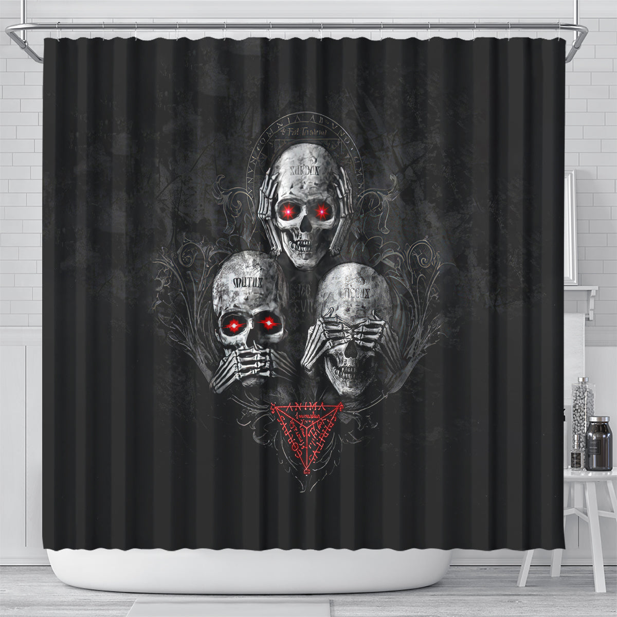 skull-shower-curtain-no-see-no-hear-no-speak-evil
