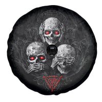Skull Spare Tire Cover No See No Hear No Speak Evil - Wonder Print Shop