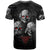 Skull T Shirt No See No Hear No Speak Evil - Wonder Print Shop