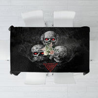 Skull Tablecloth No See No Hear No Speak Evil - Wonder Print Shop