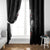 Skull Window Curtain No See No Hear No Speak Evil - Wonder Print Shop