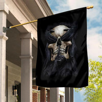 Skull Garden Flag No See Evil Red Rose Jean - Wonder Print Shop