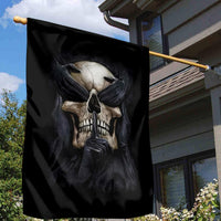 Skull Garden Flag No See Evil Red Rose Jean - Wonder Print Shop