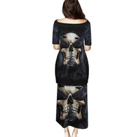 Skull Puletasi No See Evil Red Rose Jean - Wonder Print Shop