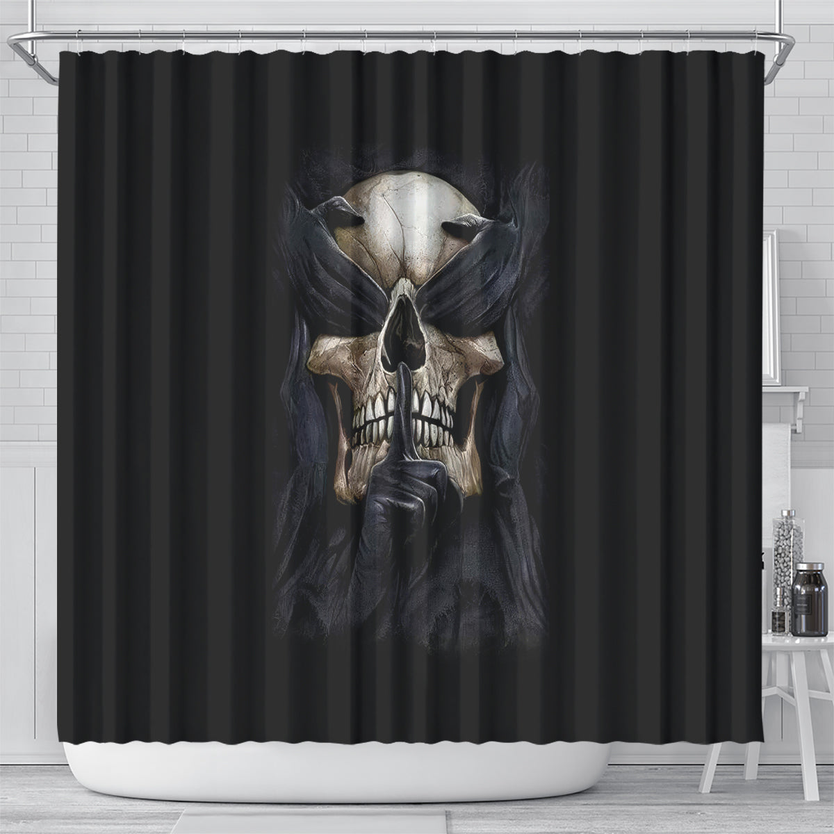 skull-shower-curtain-no-see-evil-red-rose-jean