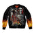 Skull Bomber Jacket Skeleton Ripped Inside Flame - Wonder Print Shop