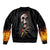 Skull Bomber Jacket Skeleton Ripped Inside Flame - Wonder Print Shop