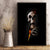 Skull Canvas Wall Art Skeleton Ripped Inside Flame - Wonder Print Shop
