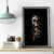Skull Canvas Wall Art Skeleton Ripped Inside Flame - Wonder Print Shop