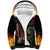 Skull Sherpa Hoodie Skeleton Ripped Inside Flame - Wonder Print Shop