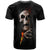 Skull T Shirt Skeleton Ripped Inside Flame - Wonder Print Shop