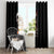 Skull Window Curtain Skeleton Ripped Inside Flame - Wonder Print Shop