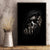 Skull Canvas Wall Art Evil Skeleton Look Inside - Wonder Print Shop