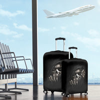 Skull Luggage Cover Evil Skeleton Look Inside - Wonder Print Shop