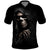 Skull Polo Shirt Evil Skeleton Look Inside - Wonder Print Shop
