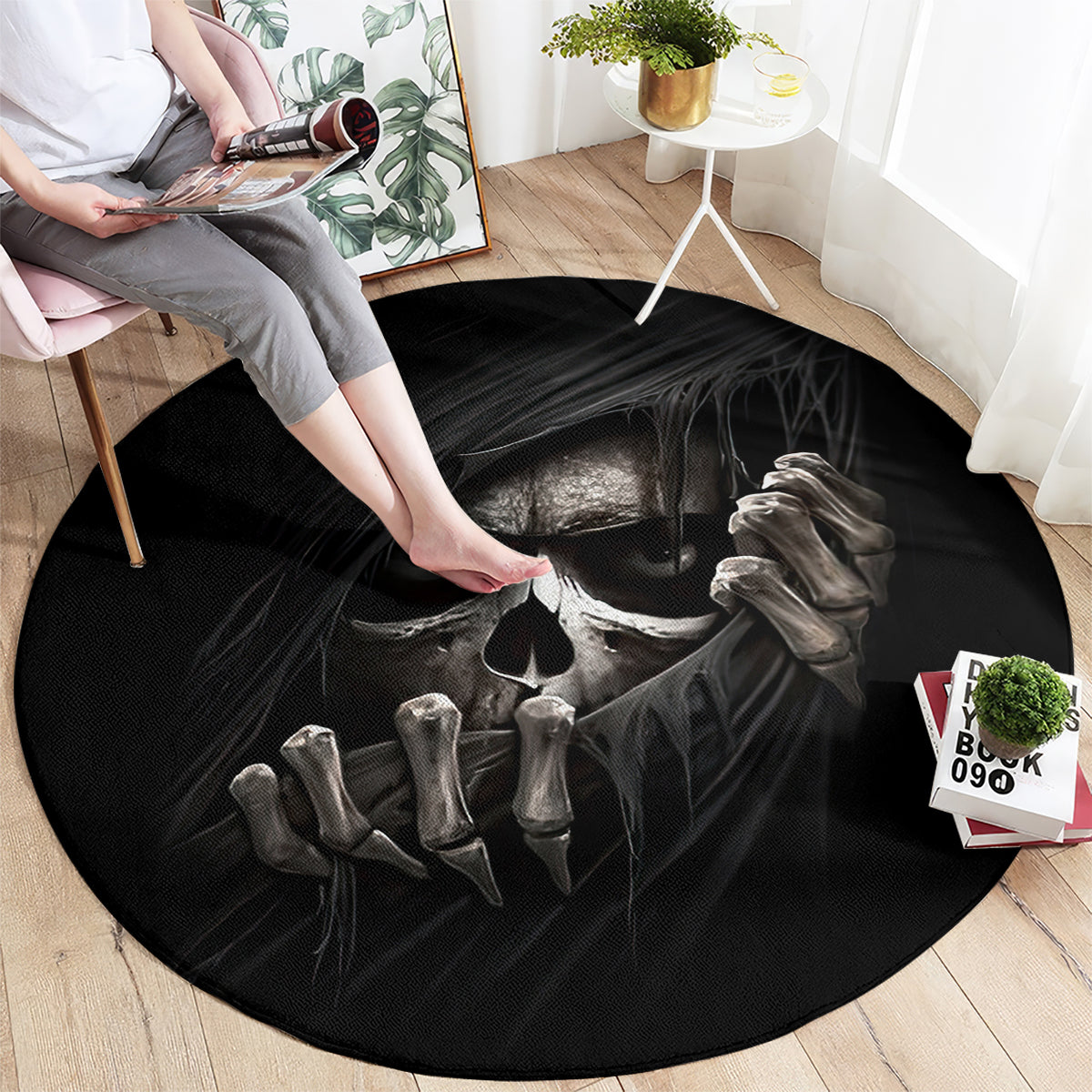 skull-round-carpet-evil-skeleton-look-inside