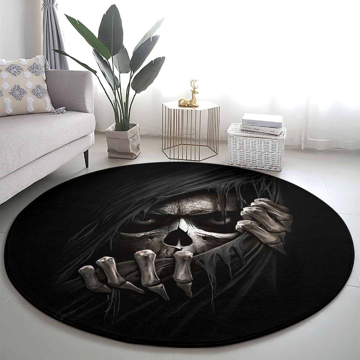 skull-round-carpet-evil-skeleton-look-inside