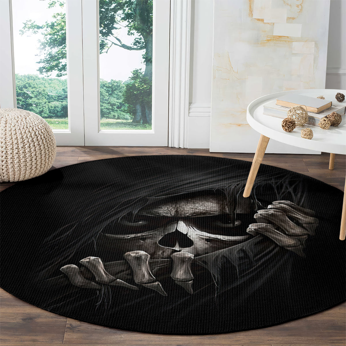 skull-round-carpet-evil-skeleton-look-inside