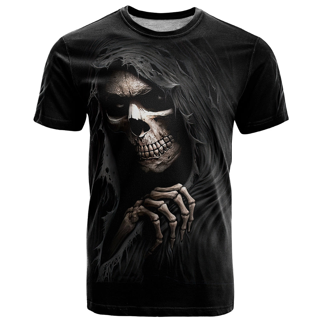 Skull T Shirt Evil Skeleton Look Inside - Wonder Print Shop