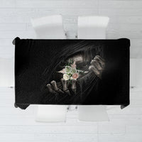 Skull Tablecloth Evil Skeleton Look Inside - Wonder Print Shop