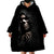 Skull Wearable Blanket Hoodie Evil Skeleton Look Inside - Wonder Print Shop