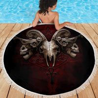 Skull Beach Blanket Boy Band Queen - Wonder Print Shop