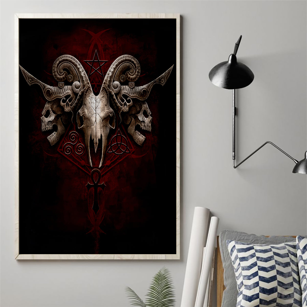 Skull Canvas Wall Art Boy Band Queen - Wonder Print Shop