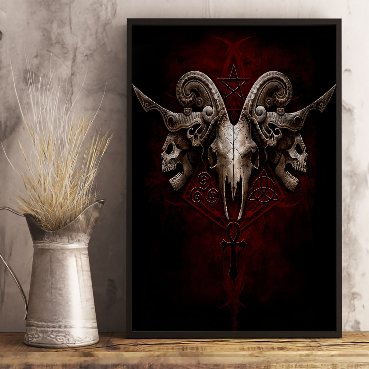 Skull Canvas Wall Art Boy Band Queen - Wonder Print Shop