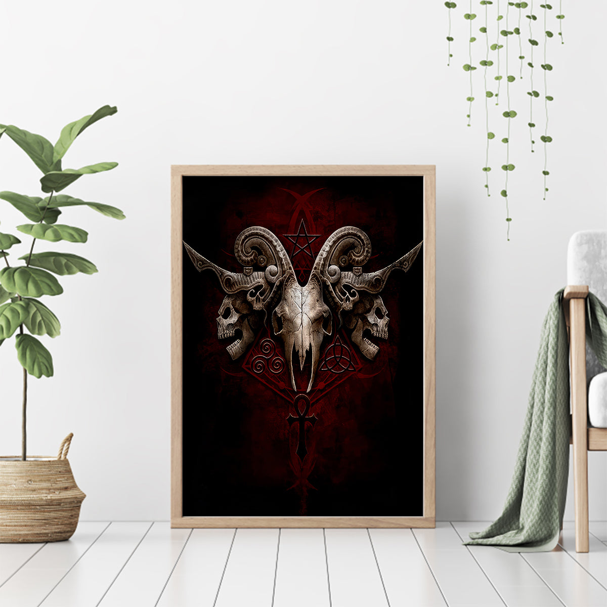 Skull Canvas Wall Art Boy Band Queen - Wonder Print Shop