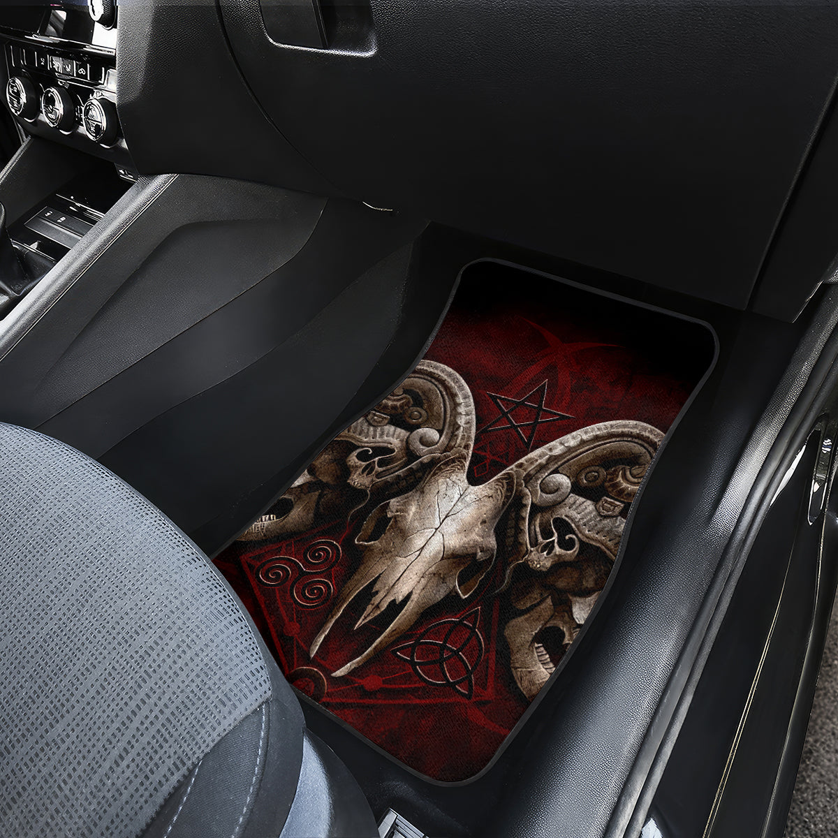 Skull Car Mats Boy Band Queen - Wonder Print Shop