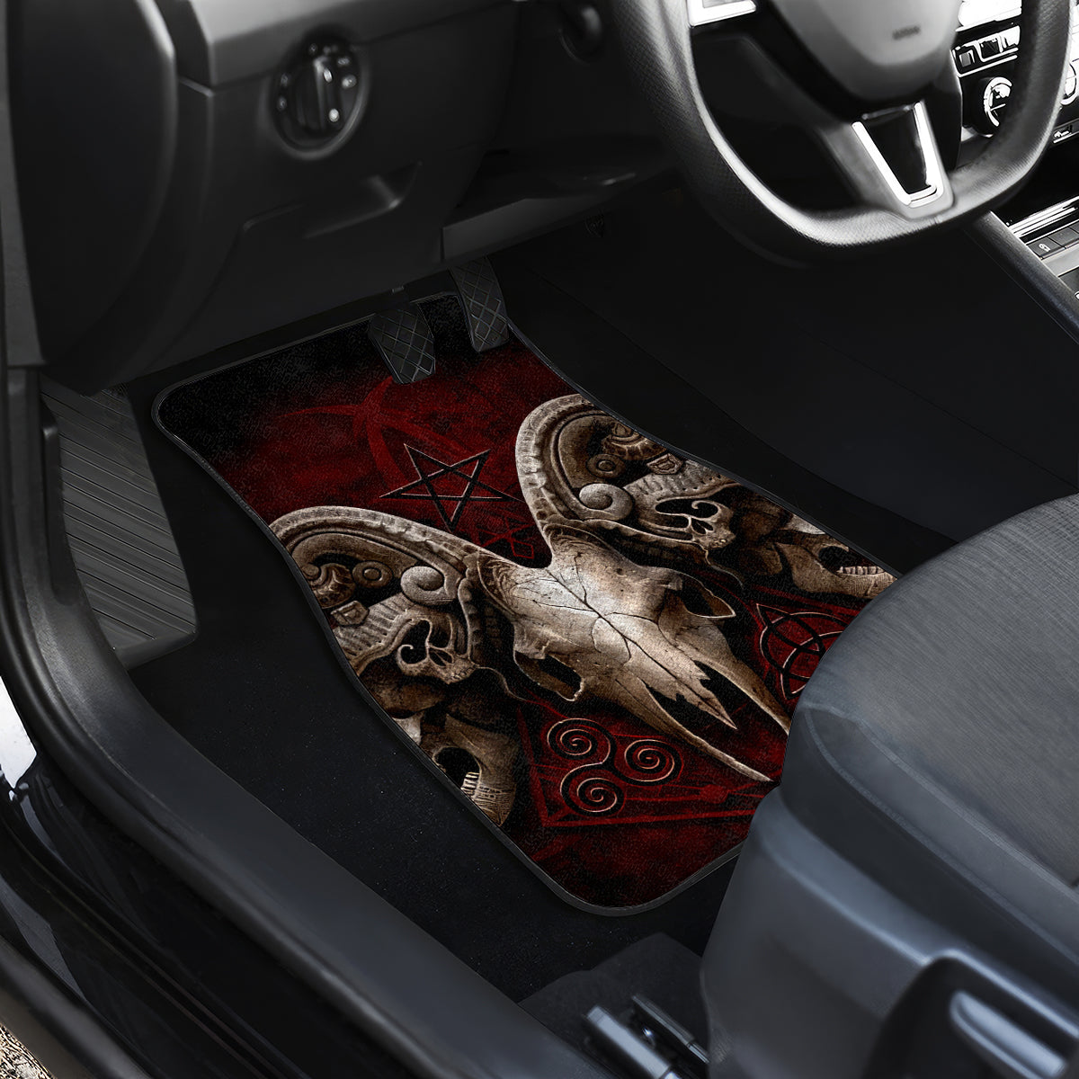 Skull Car Mats Boy Band Queen - Wonder Print Shop
