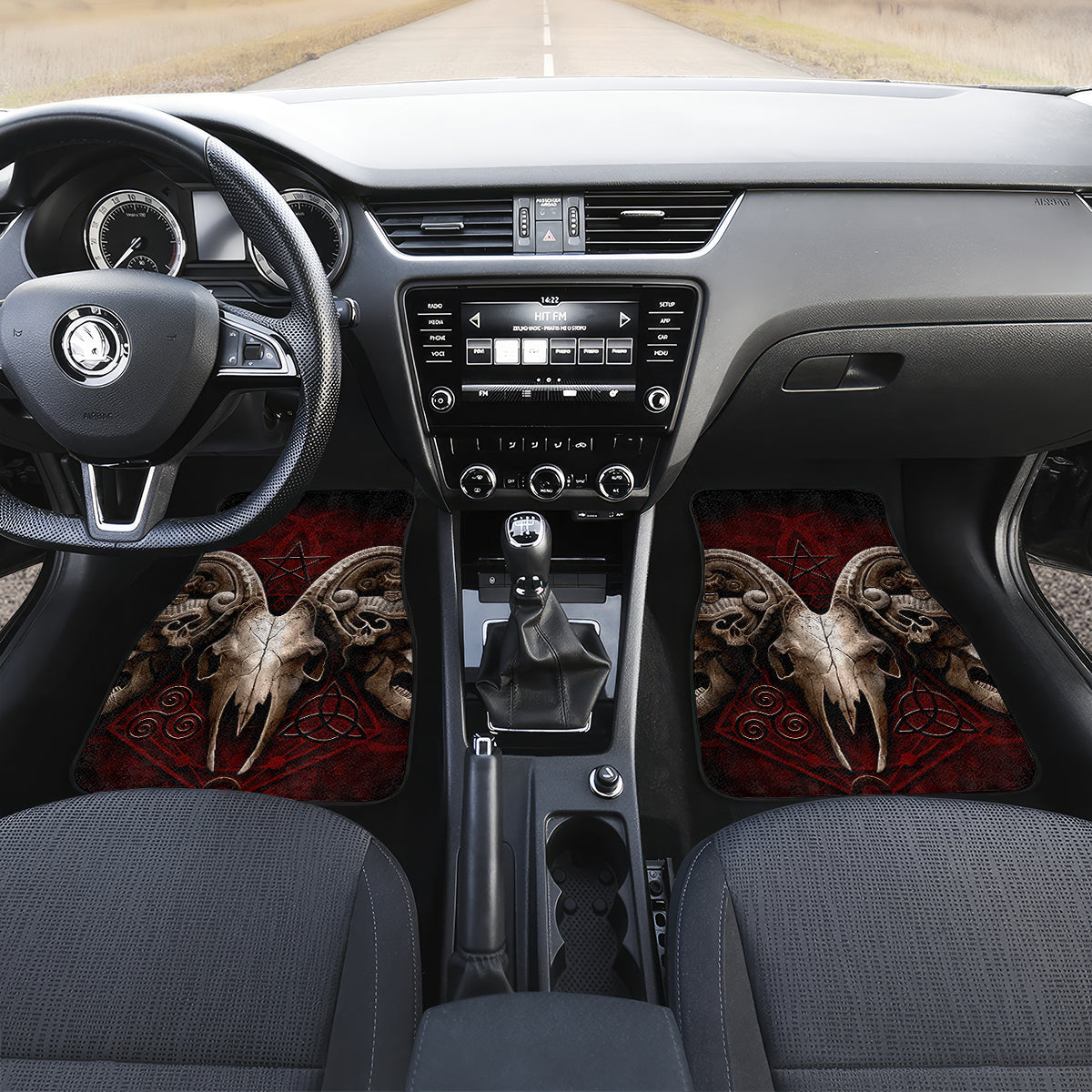 Skull Car Mats Boy Band Queen - Wonder Print Shop