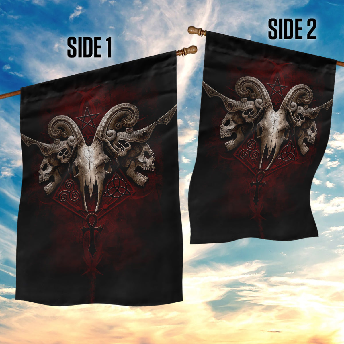 Skull Garden Flag Boy Band Queen - Wonder Print Shop