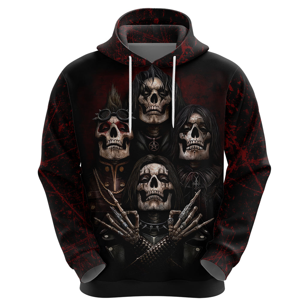 Skull Hoodie Boy Band Queen - Wonder Print Shop