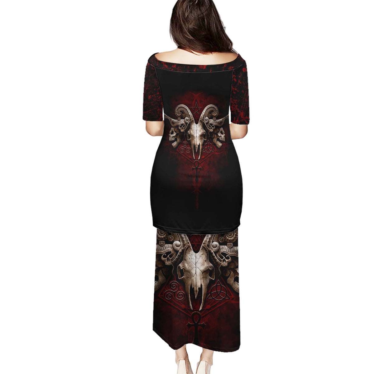 Skull Puletasi Boy Band Queen - Wonder Print Shop