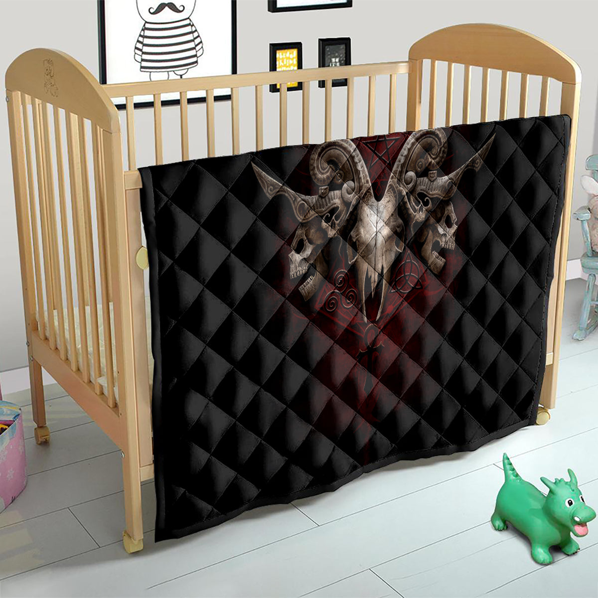 Skull Quilt Boy Band Queen - Wonder Print Shop