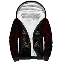 Skull Sherpa Hoodie Boy Band Queen - Wonder Print Shop