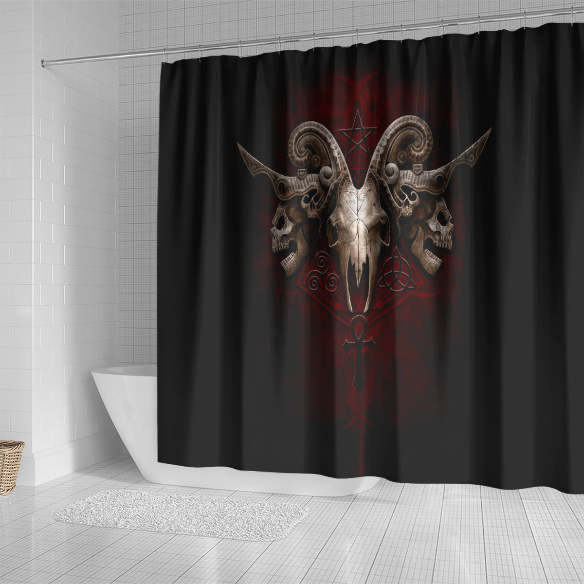 skull-shower-curtain-boy-band-queen