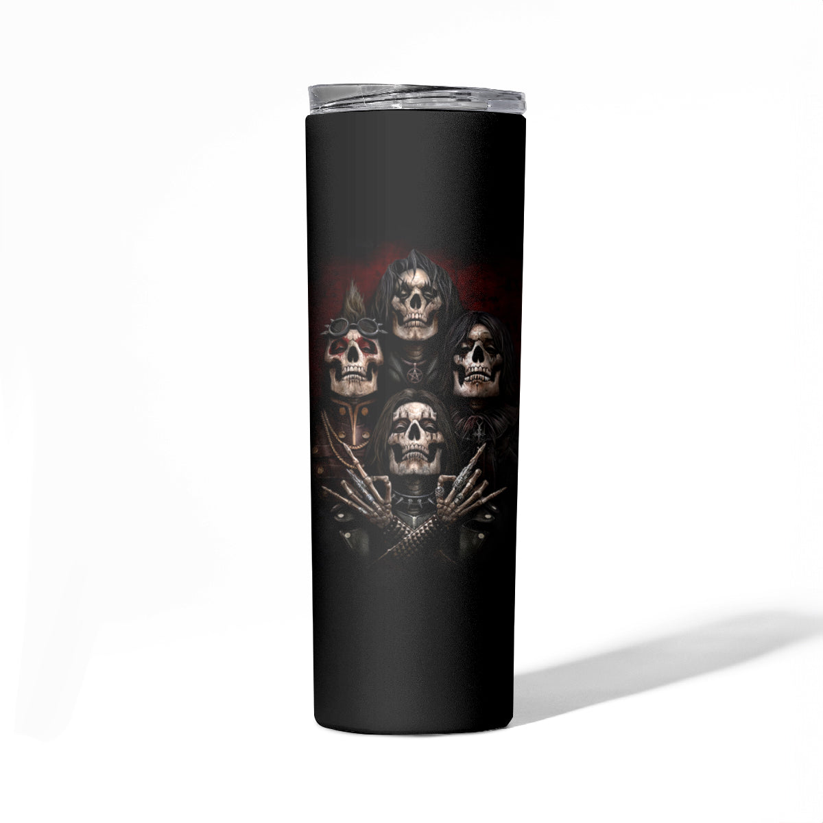 Skull Skinny Tumbler Boy Band Queen - Wonder Print Shop