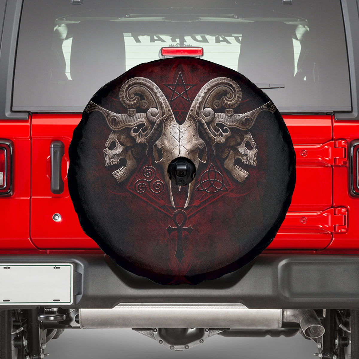 Skull Spare Tire Cover Boy Band Queen - Wonder Print Shop