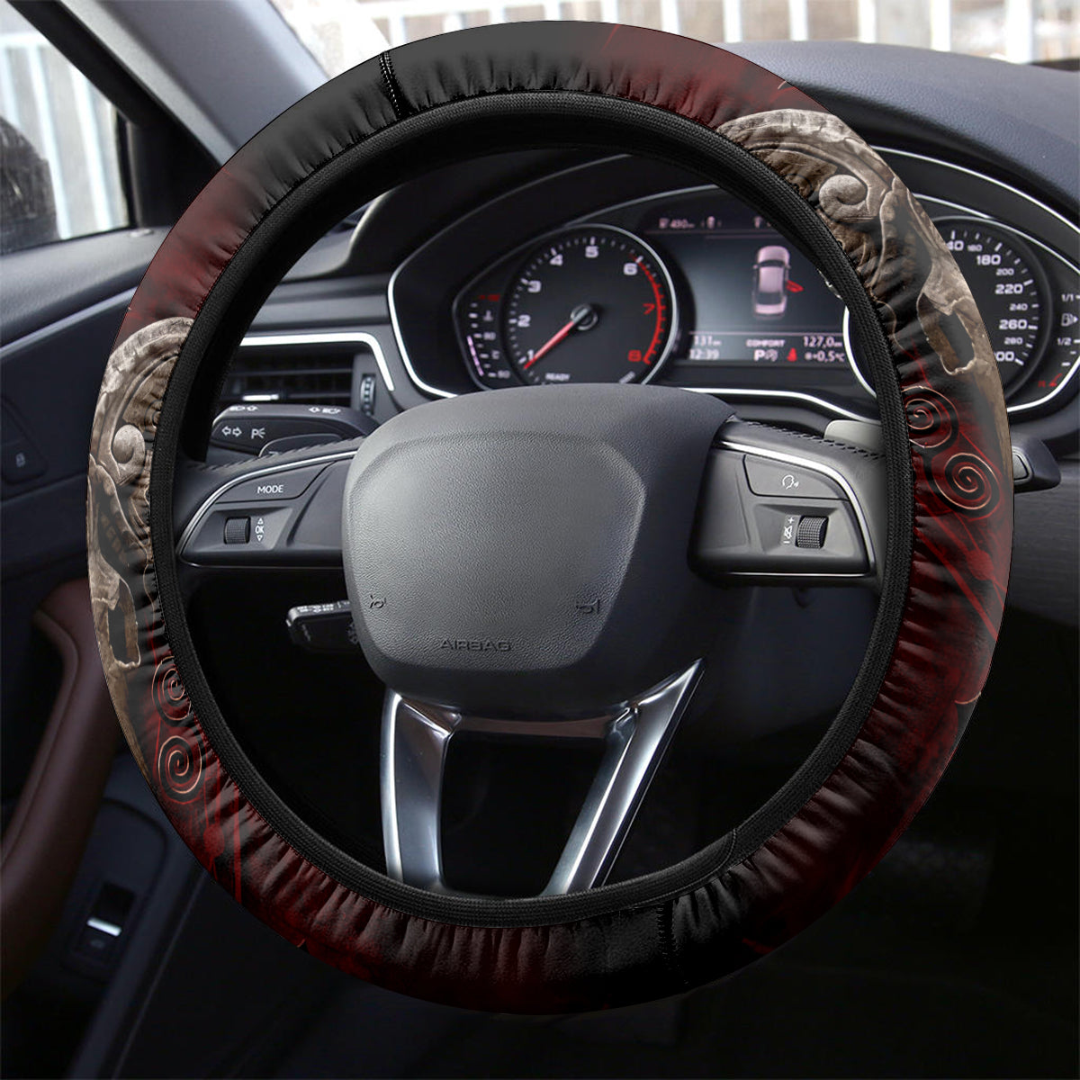 Skull Steering Wheel Cover Boy Band Queen - Wonder Print Shop