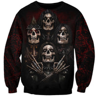 Skull Sweatshirt Boy Band Queen - Wonder Print Shop
