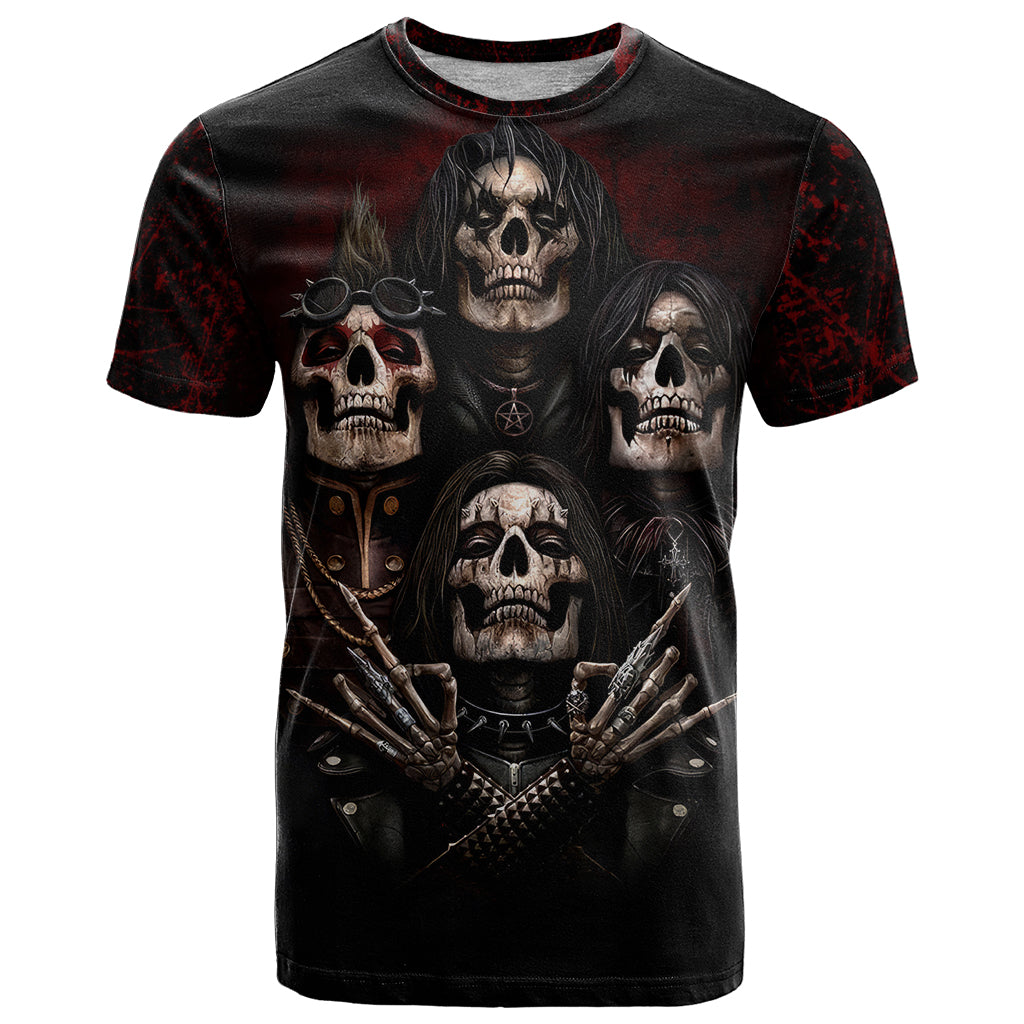 Skull T Shirt Boy Band Queen - Wonder Print Shop